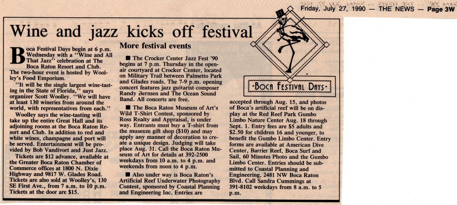 07 27 1990   Wine & Jazz